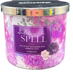 Goose Creek Under a Spell 3-wick Candle Jar 14.5 oz Valentines Day Fruity Floral
